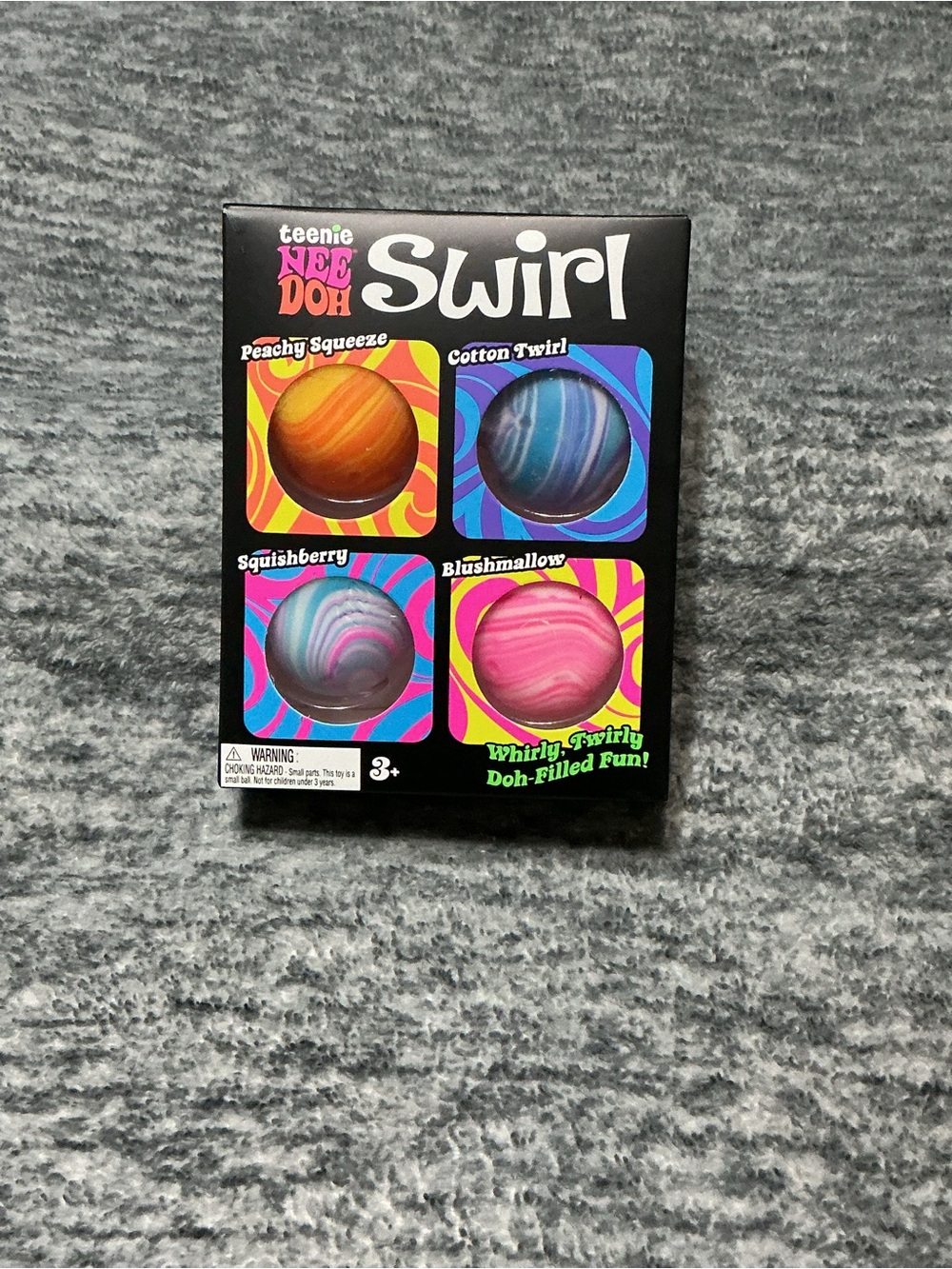 NeeDoh Teenie Swirl Squishies - Multicolor Pack